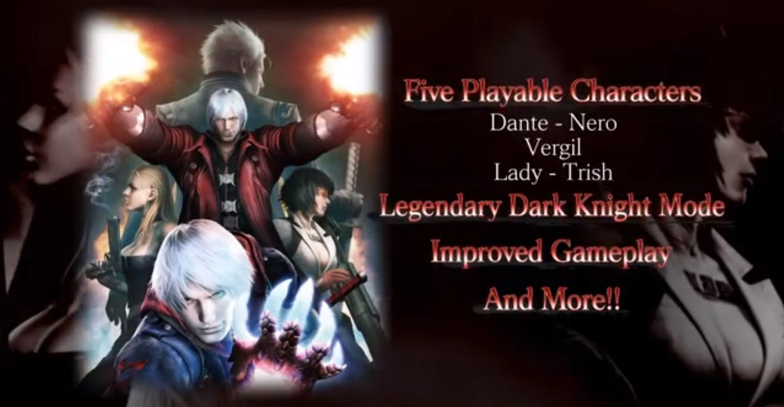 Devil May Cry 4 Photo: Devil May Cry 4 Characters  Devil may cry 4, Devil  may cry, Dante devil may cry