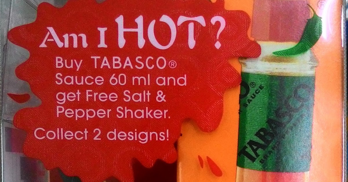 Marketing Gifts Tabasco’s GWP Custommade Salt and Pepper Shaker