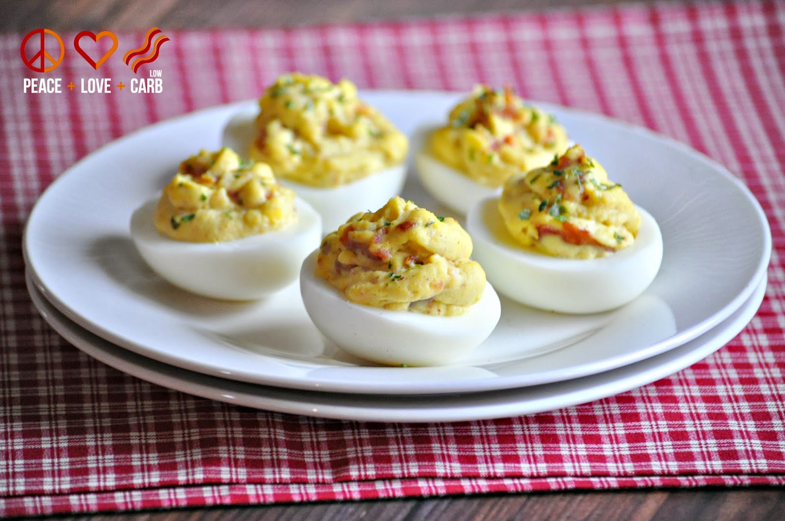 Keto Bacon Deviled Eggs Peace Love and Low Carb