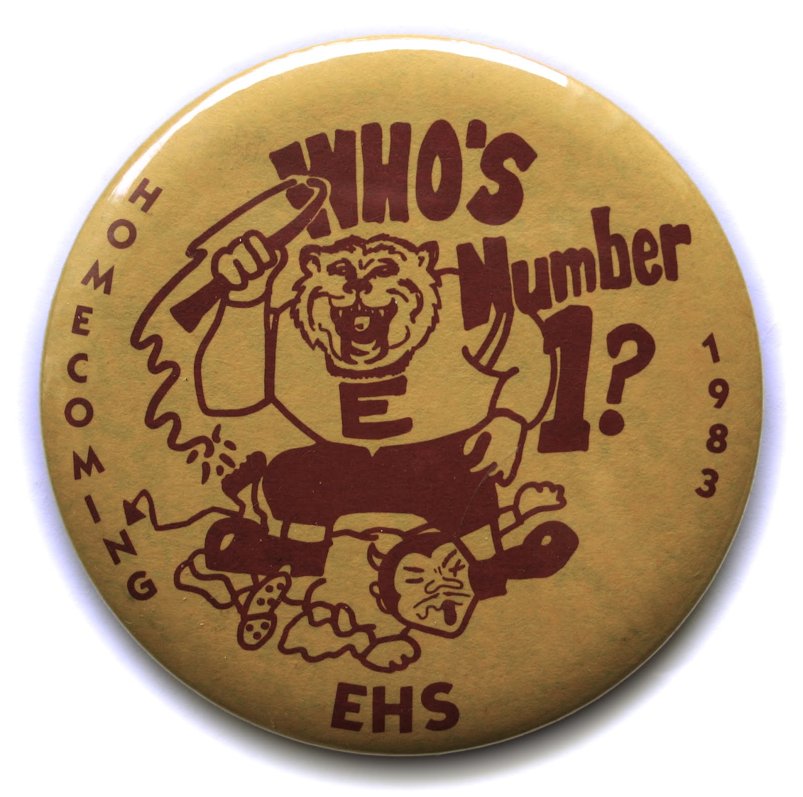 Visions of Minnesota 1983 Eveleth High School Button