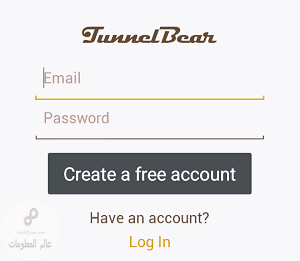 create-tunnelbear-account