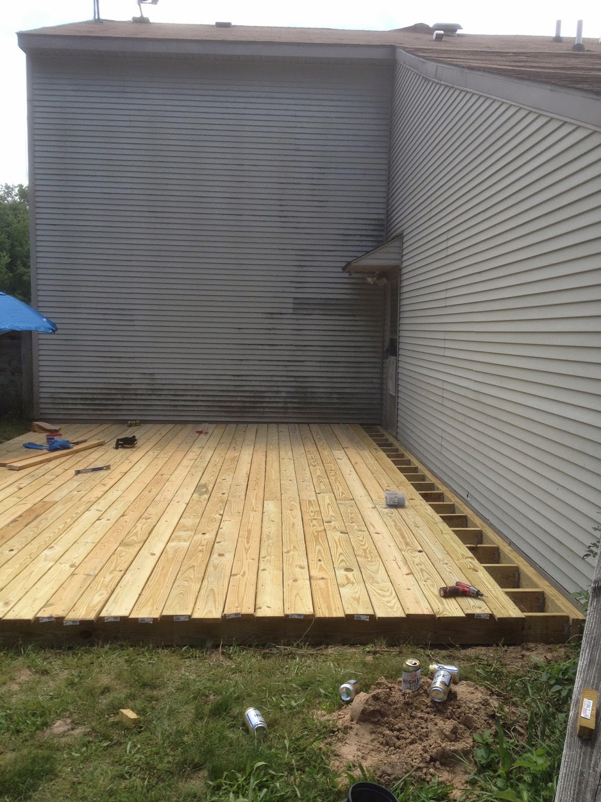 From Dirt to Deck - How to Build a Ground-Level Deck The ...