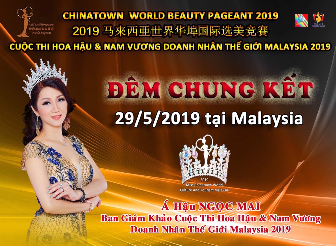 IMG 20190508 092949 Hoa hậu   Nam vương Doanh nhân Thế giới Malaysia 2019 công bố Ban giám khảo quyền lực