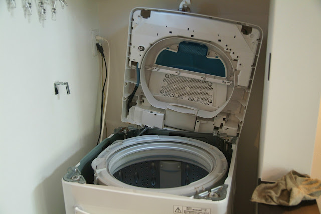 東芝製洗濯機の分解４