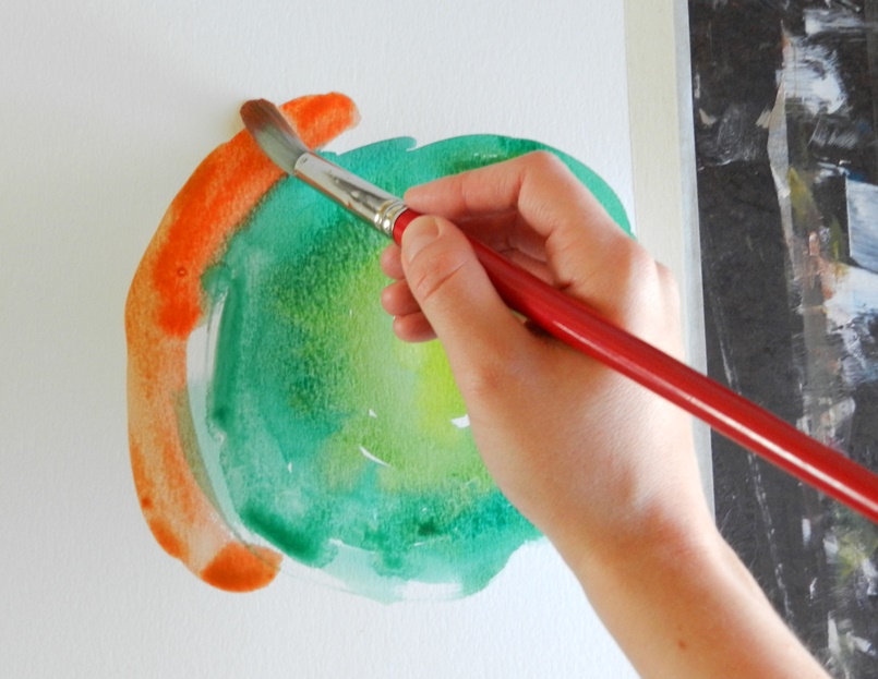 Grow Creative: Circular Abstract Watercolor Painting Tutorial