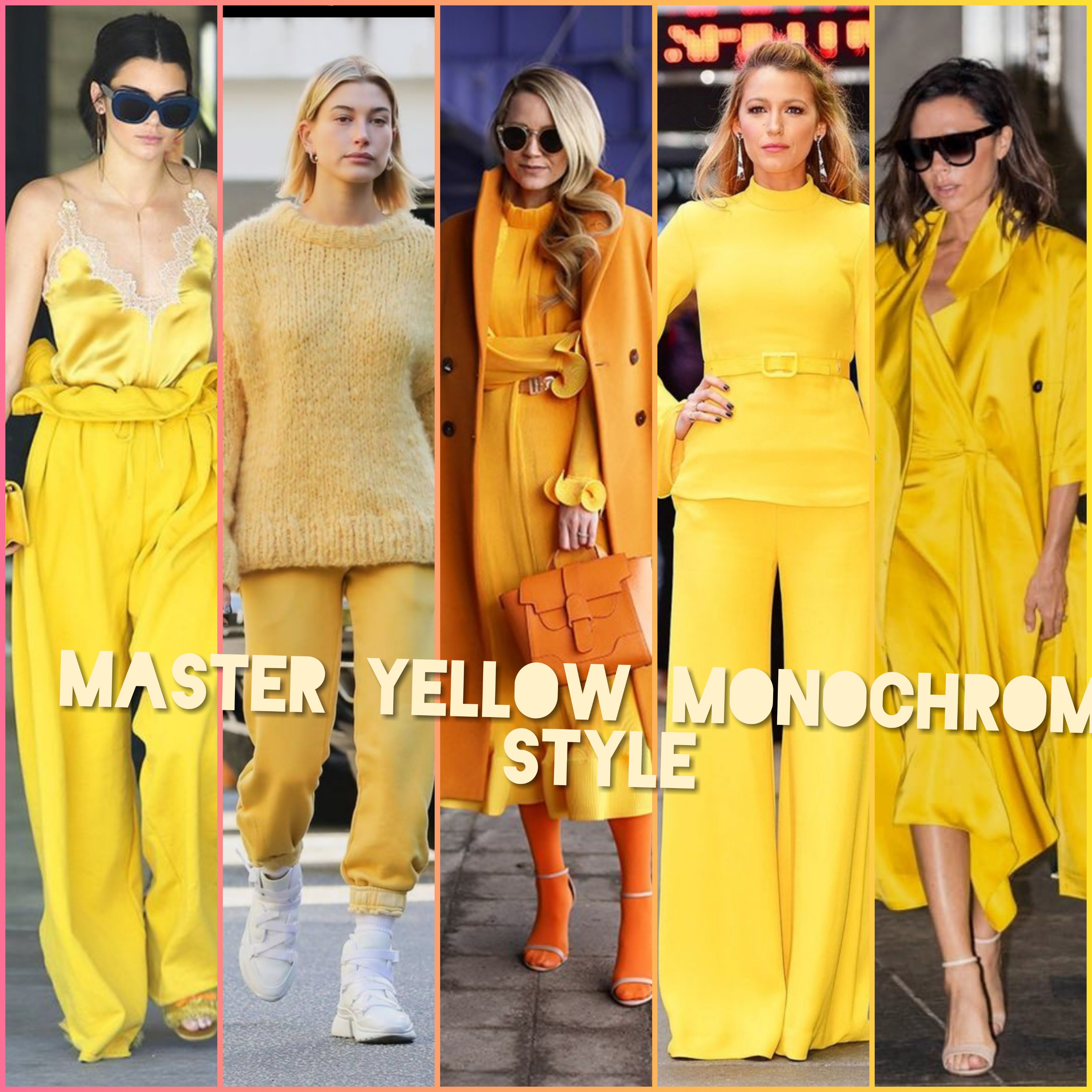 6 YELLOW MONOCHROME FASHION OUTFIT IDEAS