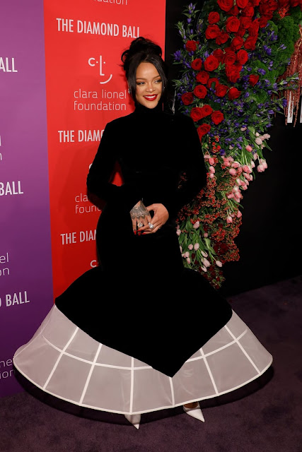 Rihanna Wears Givenchy Dress at Diamond Ball 2019