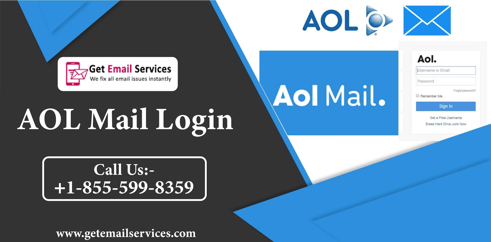 Procedure To Aol Login 1855 599 8359 Aol Mail Sign In Email Help