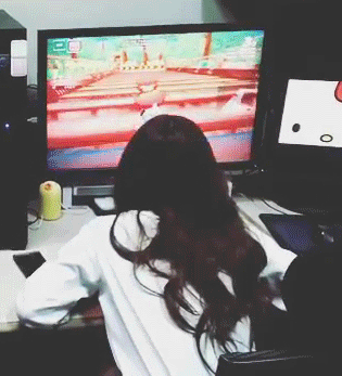 카트라이더 하는 나뮤 혜미.gif | 인스티즈