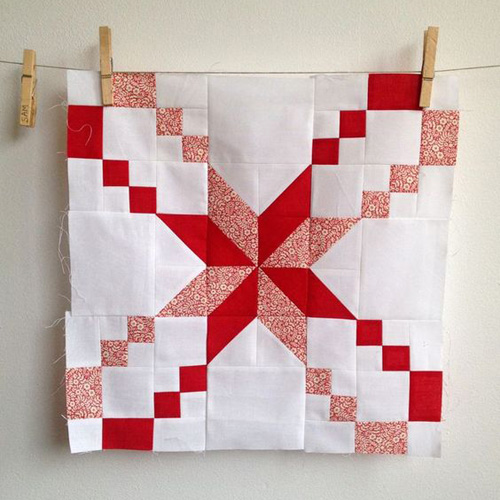 Red & White Quilt