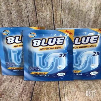 3 túi Bột Thông Cống Blue 100G Tiện Dụng