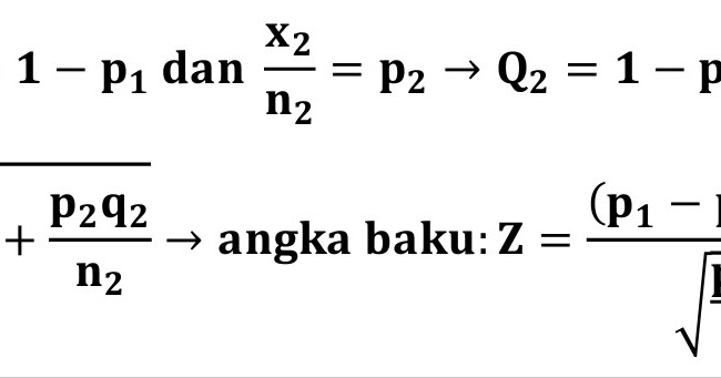 Distribusi Sampling Selisih Proporsi