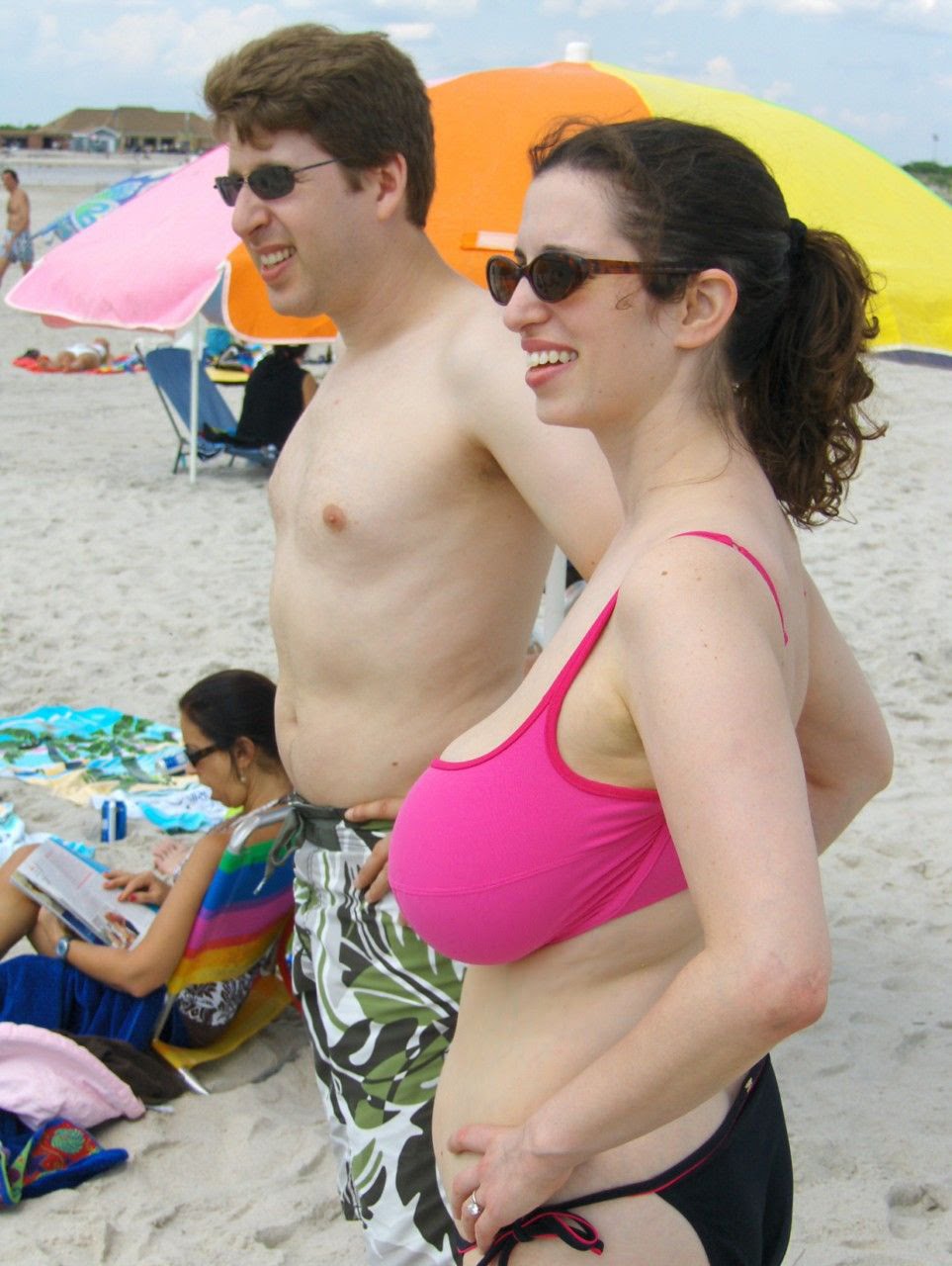 beach breasts natural