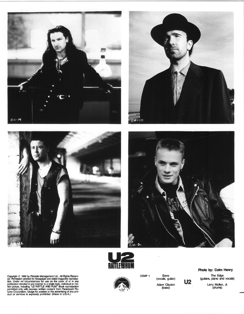U2 Sombras e Árvores Altas Blog Video TCM In Concert U2 Rattle And Hum