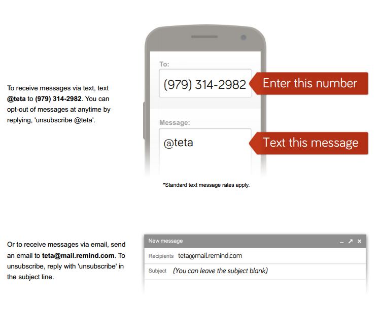 Texas Theatre Notes: Text Notifications