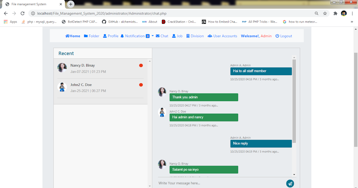 Document Management System Using PHP/MySqli(Object Oriented)