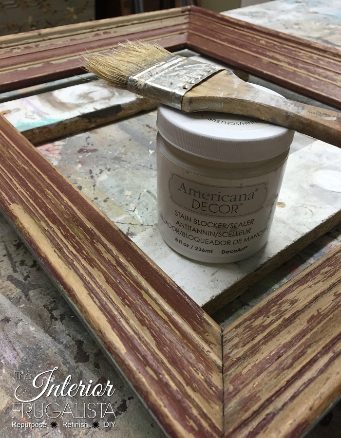 Coastal Picture Frame Serving Tray The Interior Frugalista