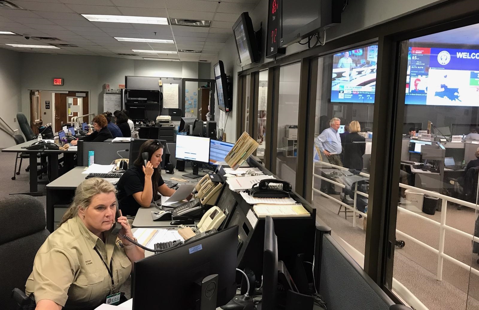 Skilled Ark-La-Tex dispatchers packed their bags and went to Baton Rouge to help victims of Tropical Storm Barry