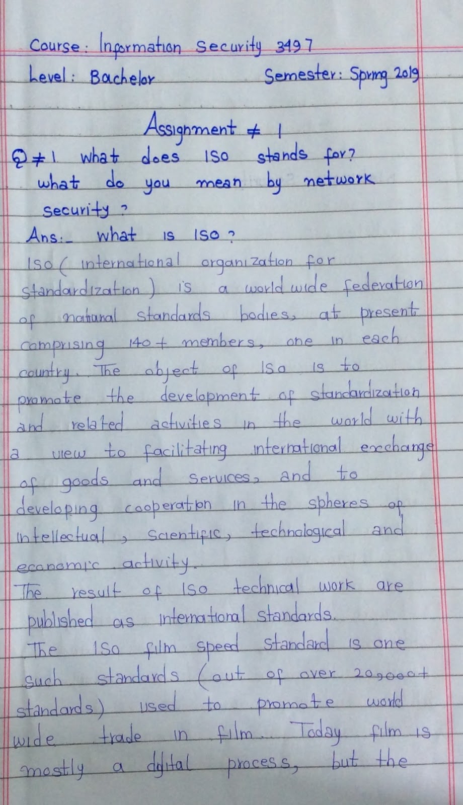 Aiou assignments spring 2019 solved picture