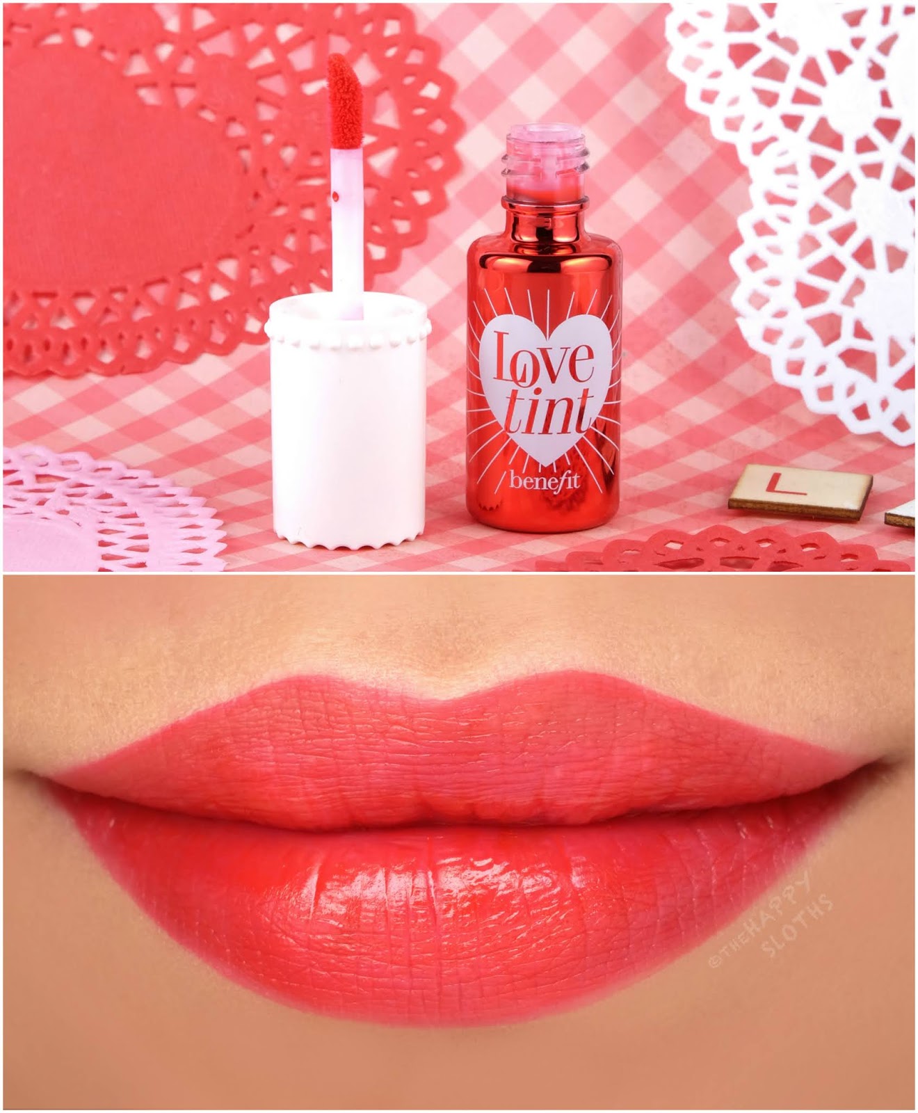 Benefit Cosmetics Lovetint Lip & Cheek Stain Review and Swatches