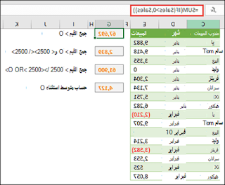 صيغ الصفيف متعددة الخلايا وكيفية استخدامها والإدخال عليها صيغ الصفيف متعددة الخلايا وكيفية استخدامها والإدخال عليها