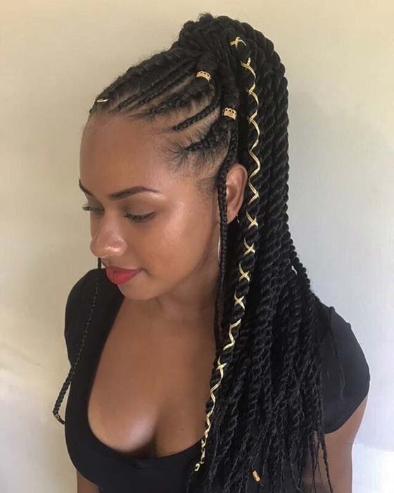 21 Amazing Havana Twist Braids Hairstyles 2019 For Black Girls