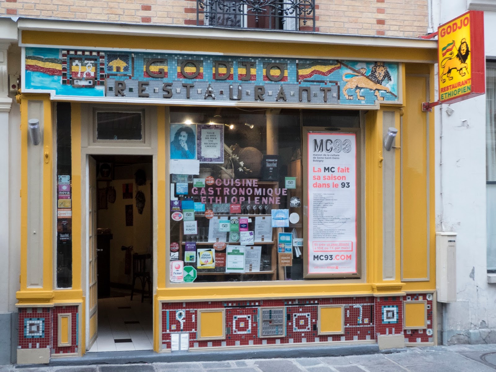 Entree To Black Paris Dining A L Ethiopienne