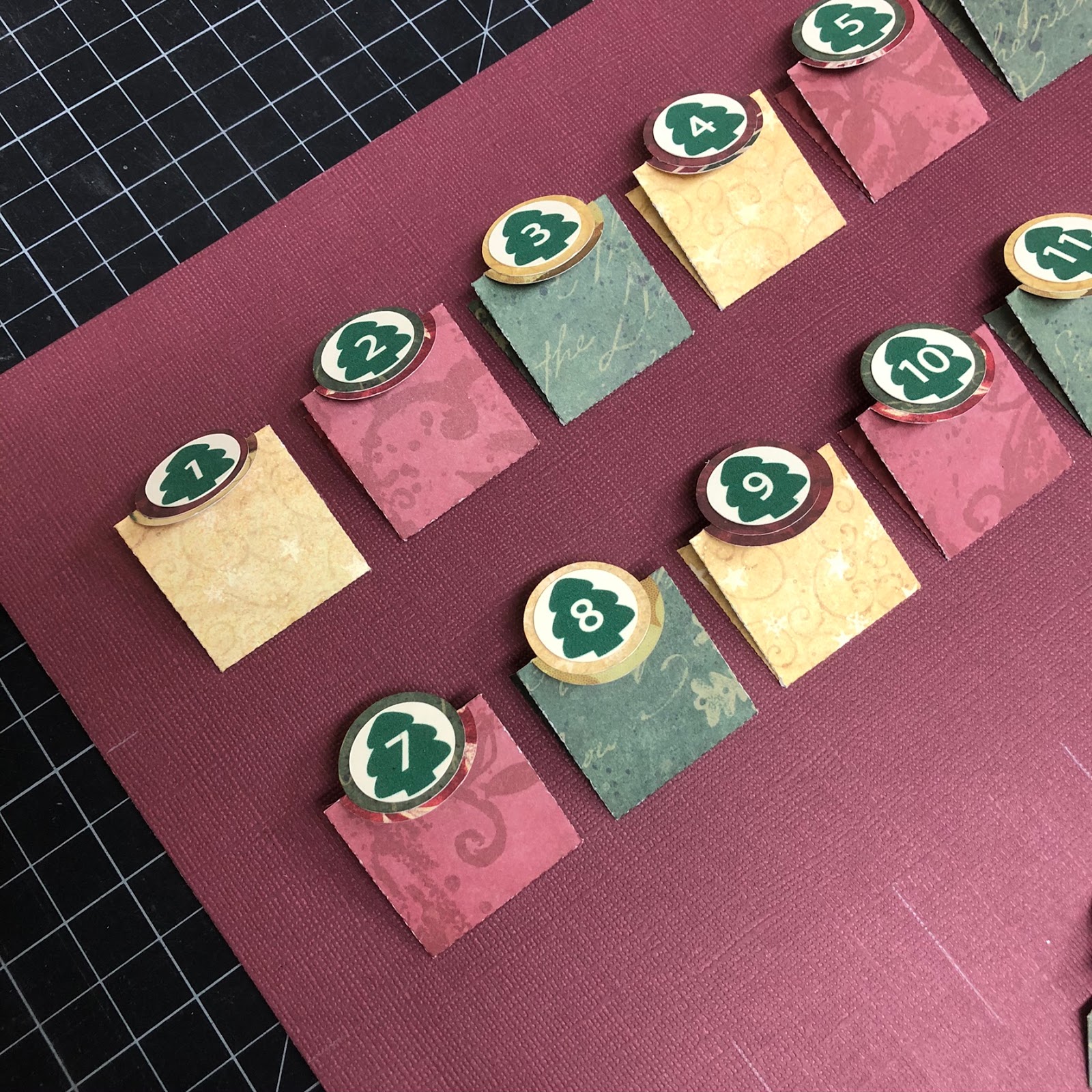 Quietfire Digital Assembling the Pocket Advent Calendars Tutorial