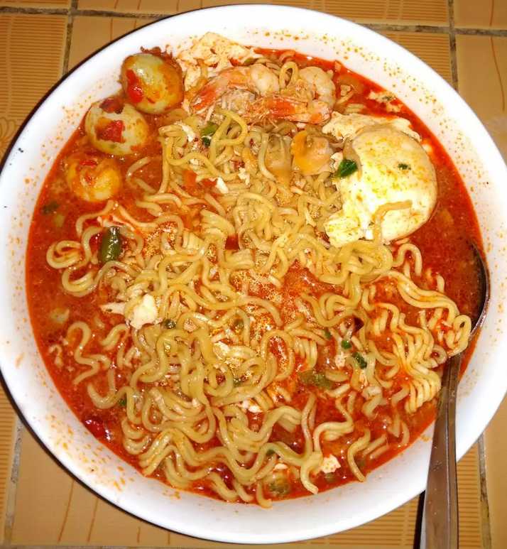 hasil masakan Mie Sedaap Rica-Rica Kreasi Mie Sedaap Rica-Rica