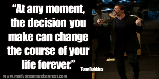 Image featured in 75 Tony Robbins Inspirational Quotes About Life. the best Tony Robbins quotes about life.