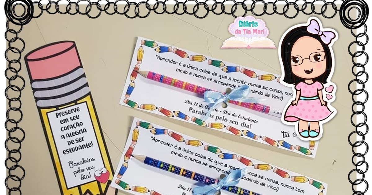 Marcador de Página - Dia do Estudante