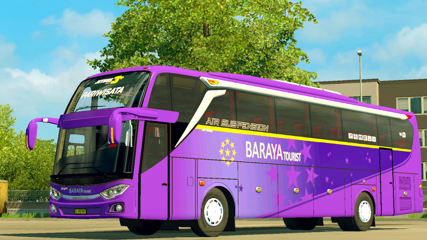 Livery Baraya Travel JB3+ by kupril ETS2 - Mod ETS2 Indonesia