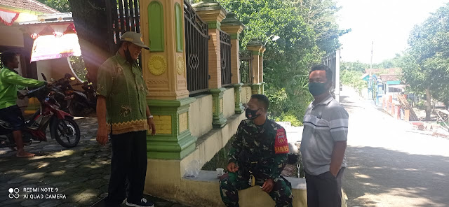 Babinsa : Taati Prokes Meski Ada Vaksin