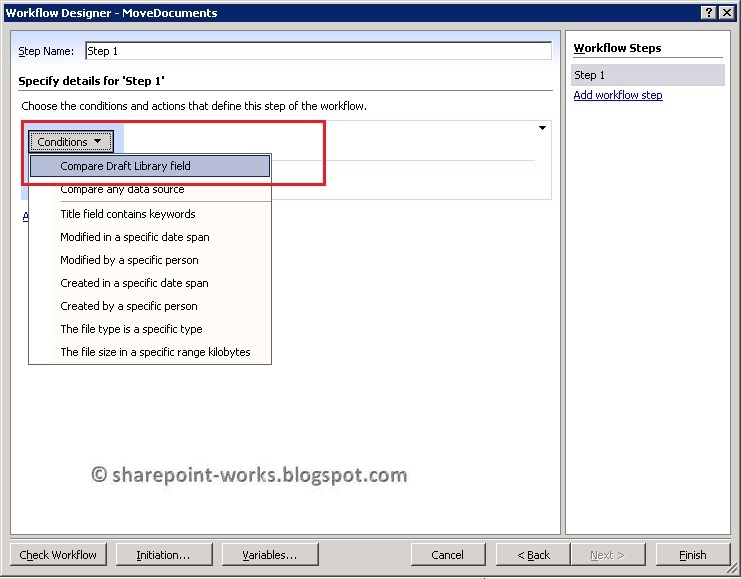 Workflow using SharePoint designer 2007 ~ Explore Microsoft 365