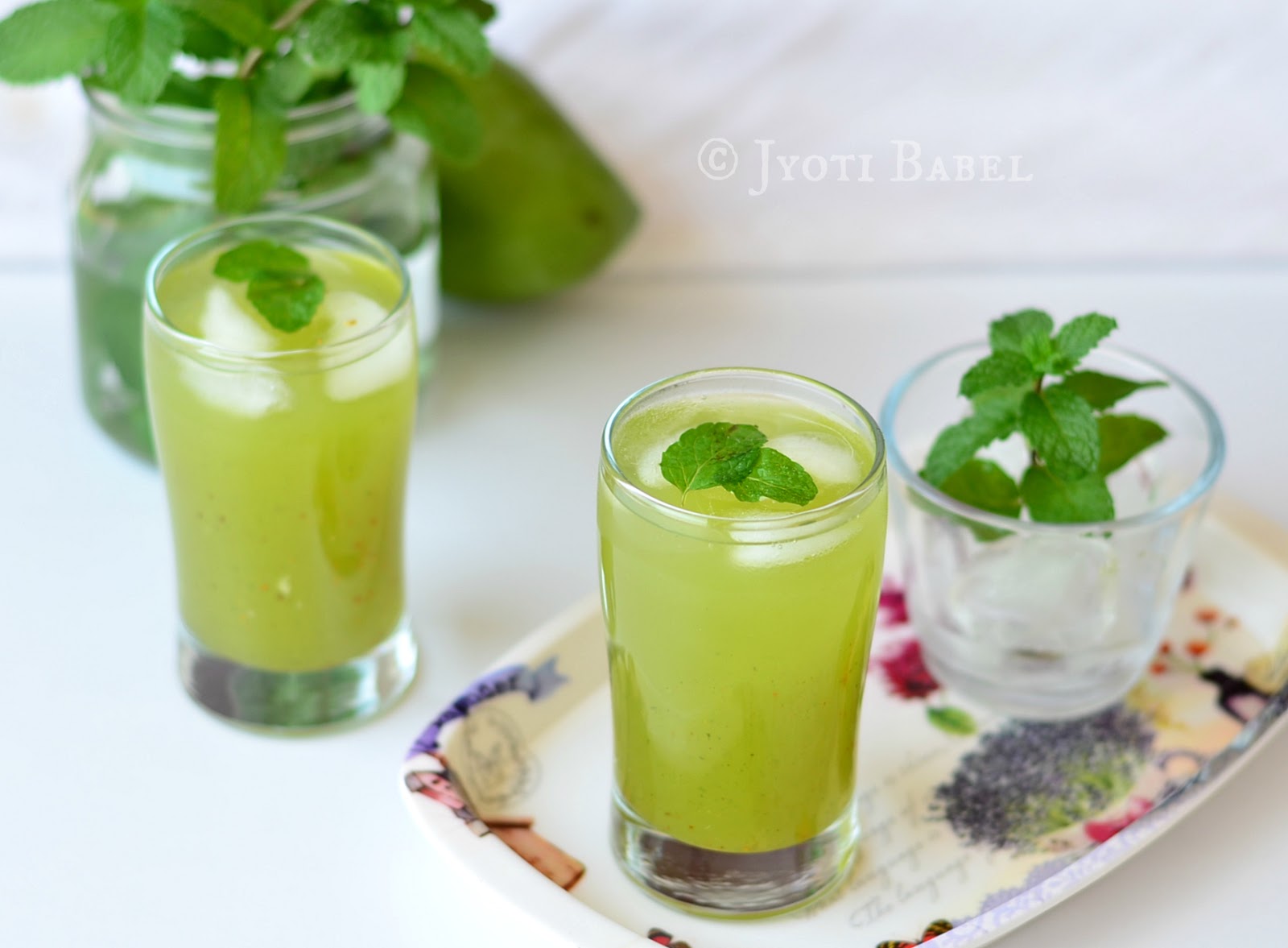 Jyoti's Pages Kairi Panna Recipe How to Make Kairi Panna Green