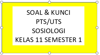 Soal Kunci Utspts Sosiologi Kelas 11 Semester 1 Tahun 20212022 - Kherysuryawanid