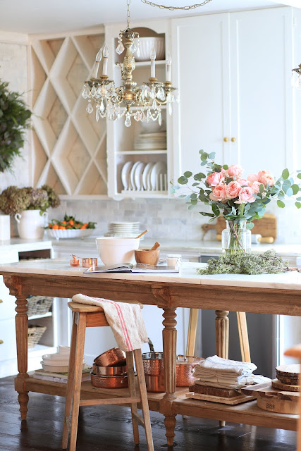 French Country Fridays - A vintage inspired kitchen island