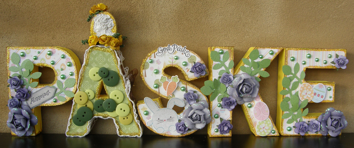 Panduro Hobby´s Scrapbooking Designteam Påske "i ord og billede..."