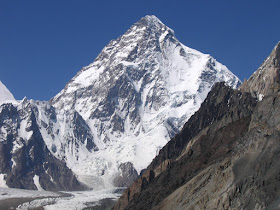 Photo of K2 mountain in the Himalayas