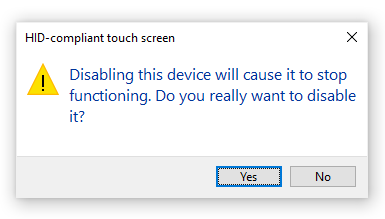 cara mematikan touchscreen