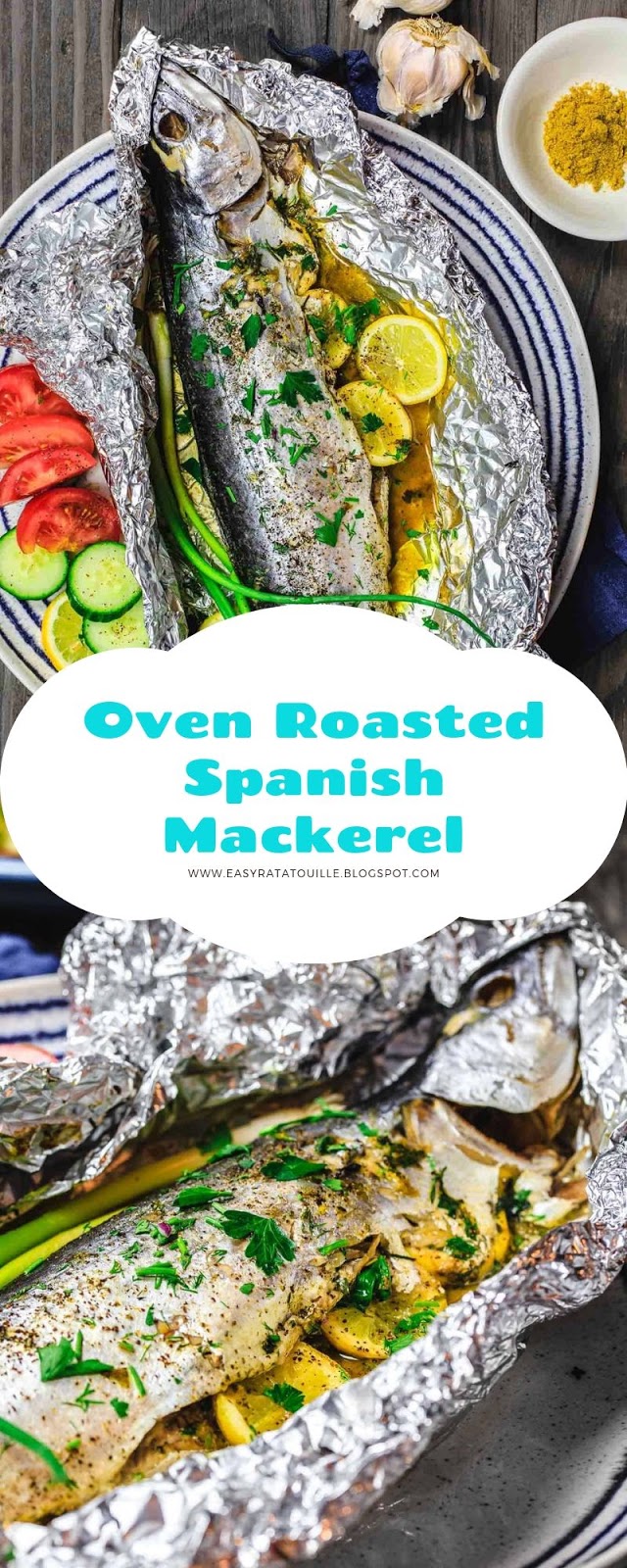Oven Roasted Spanish Mackerel