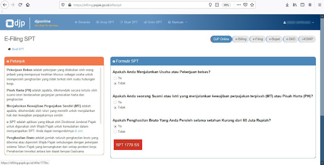 4. Pilih SPT 1770 SS