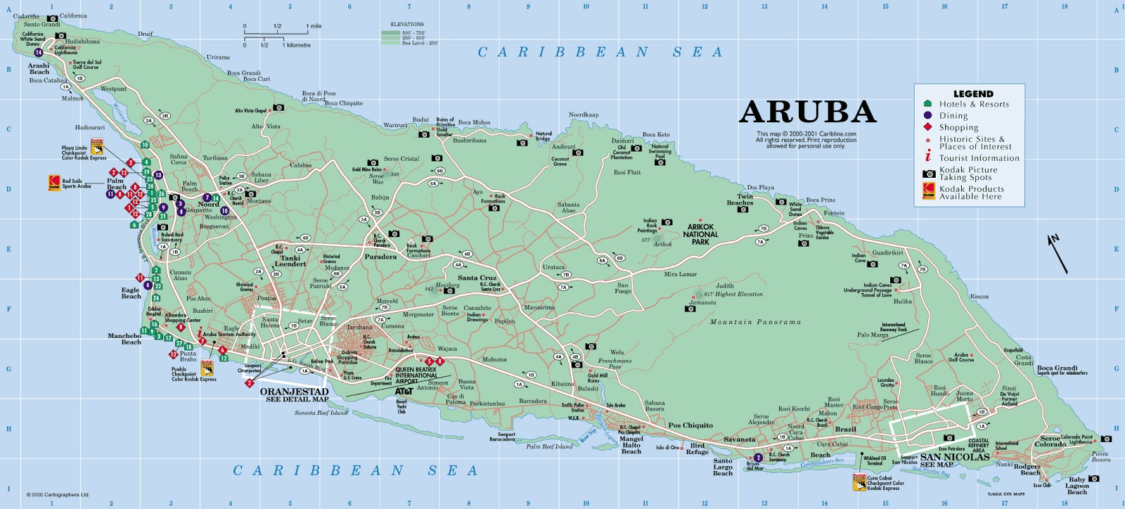 Principales Ciudades de Aruba