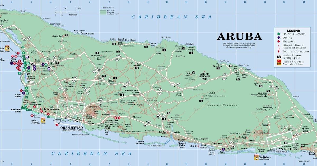 Principales Ciudades de Aruba Principales Ciudades de Aruba