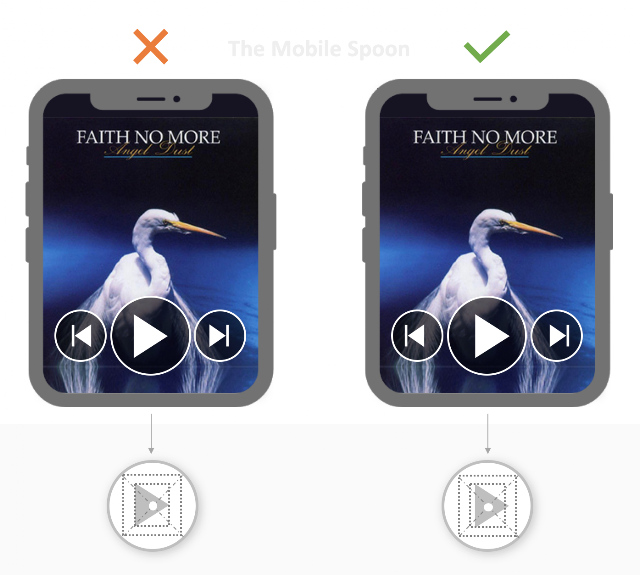 Visually distorted - The best of the mobile spoon - UI Design and UX Writing