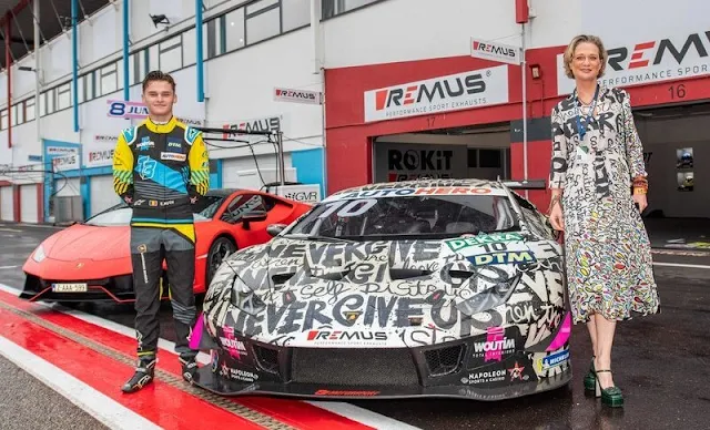 Belgian Esteban Muth from Brussels will drive a Lamborghini Huracan GT3 designed by Princess Delphine in the race