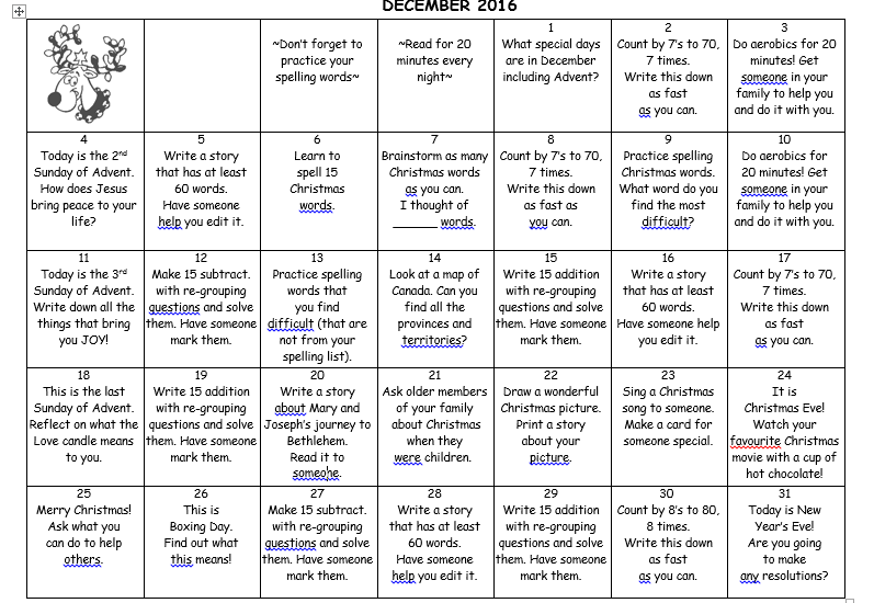 Kindergarten homework ideas image