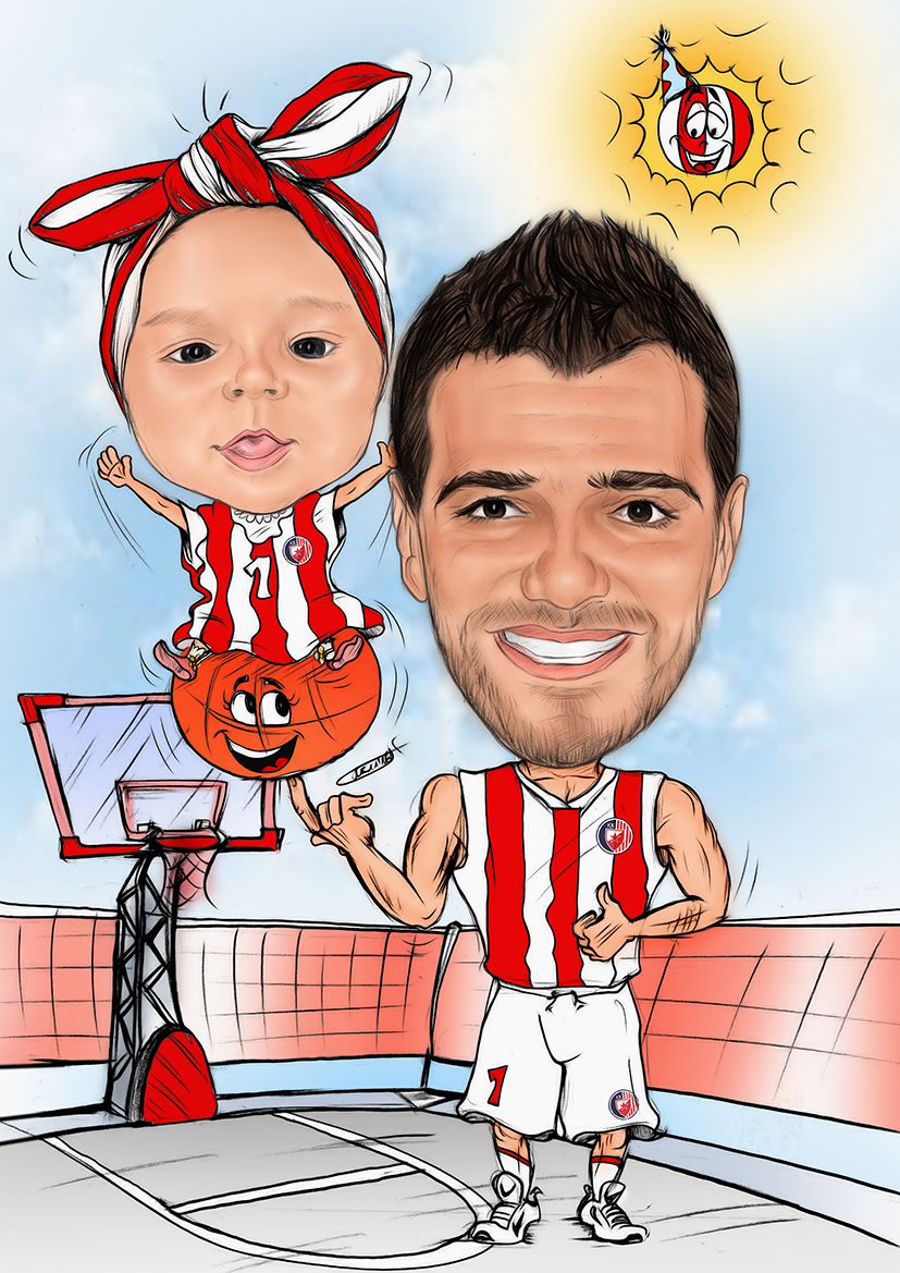 Caricature Empire: Basketball Caricature
