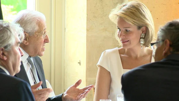 King Albert, Queen Paola, Queen Fabiola, Crown Princess Mathilde, Princess Astrid, Prince Lorenz, Prince Laurent and Princess Claire