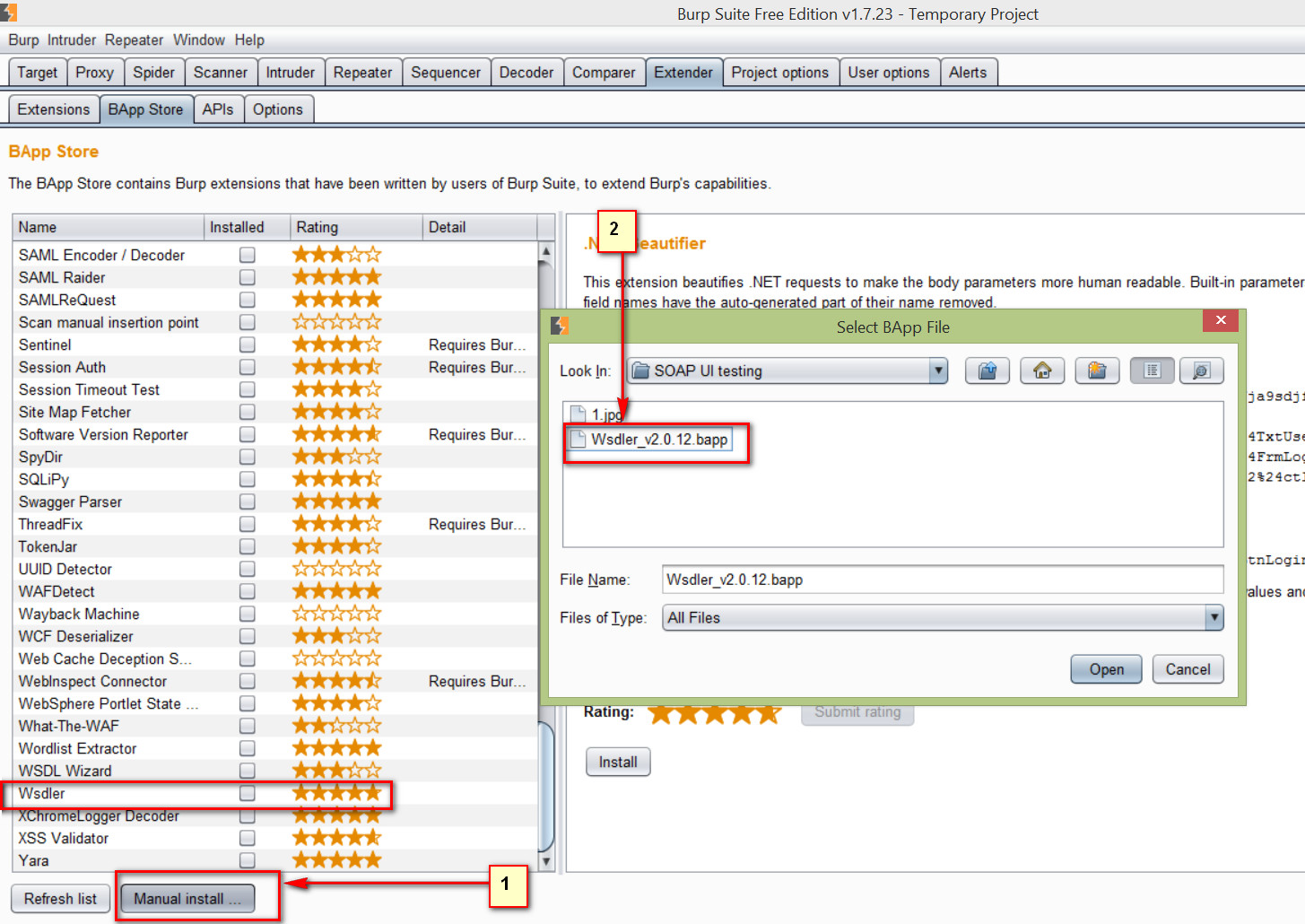 Auditing SOAP  Services with Burpsuite without using SoapUI